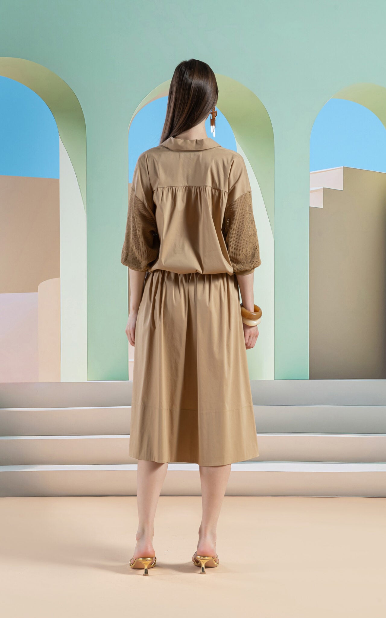 SHS-30 3043/P CAMEL SHIRT