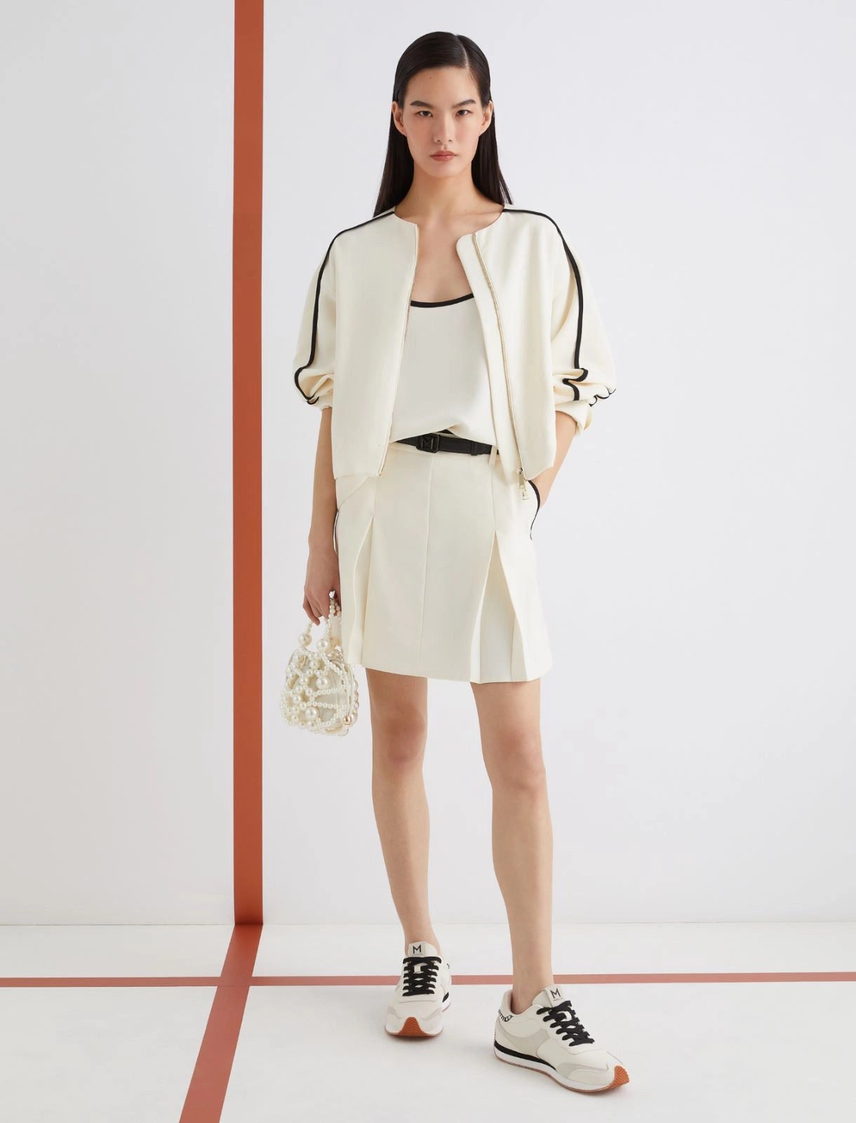 MRL-25230405 LIBAGE WOOL WHITE JACKET