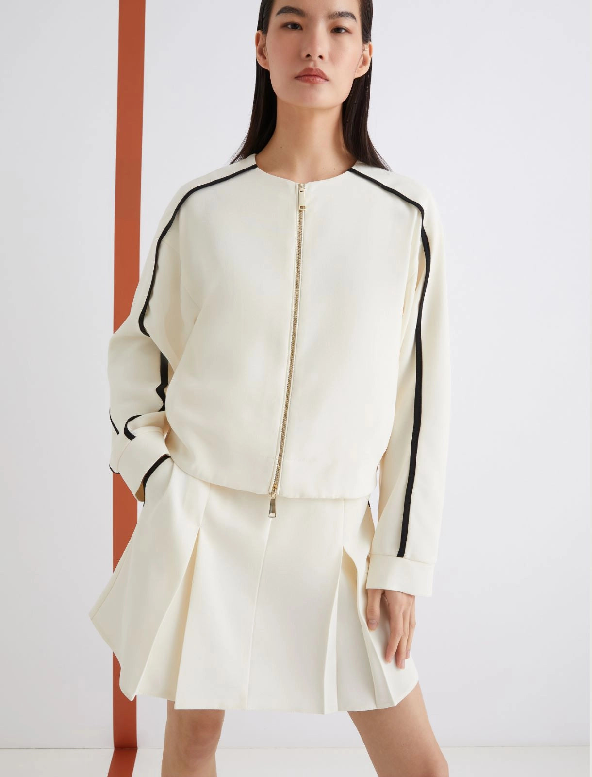 MRL-25230405 LIBAGE WOOL WHITE JACKET