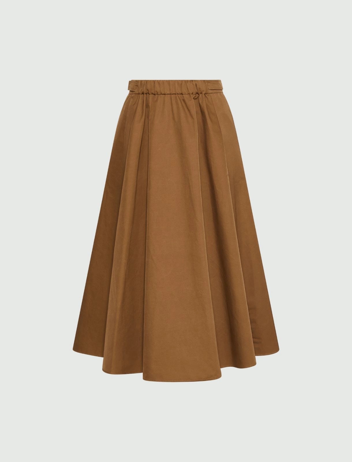 MRL-251310102 WON BLACK PLEATED SKIRT