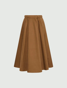 MRL-251310102 WON BLACK PLEATED SKIRT