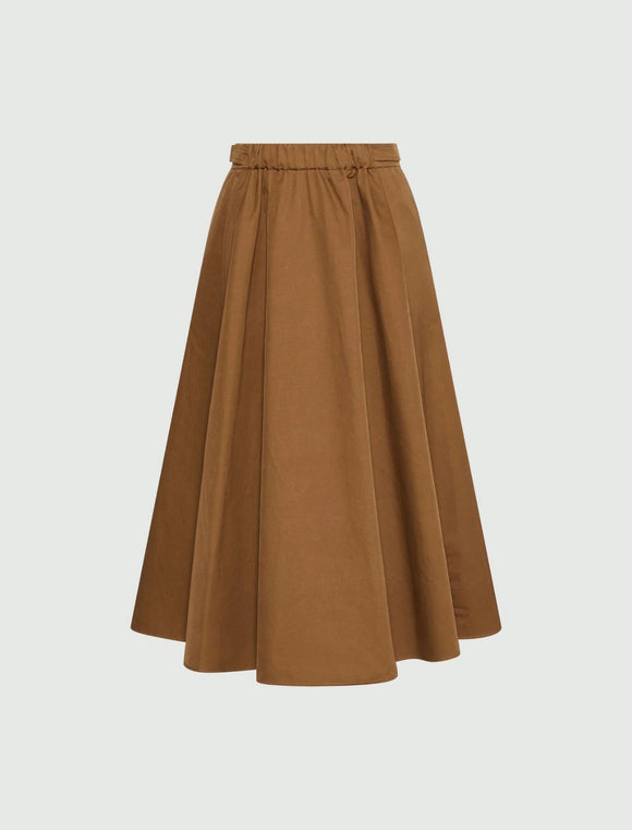 MRL-251310102 WON BLACK PLEATED SKIRT
