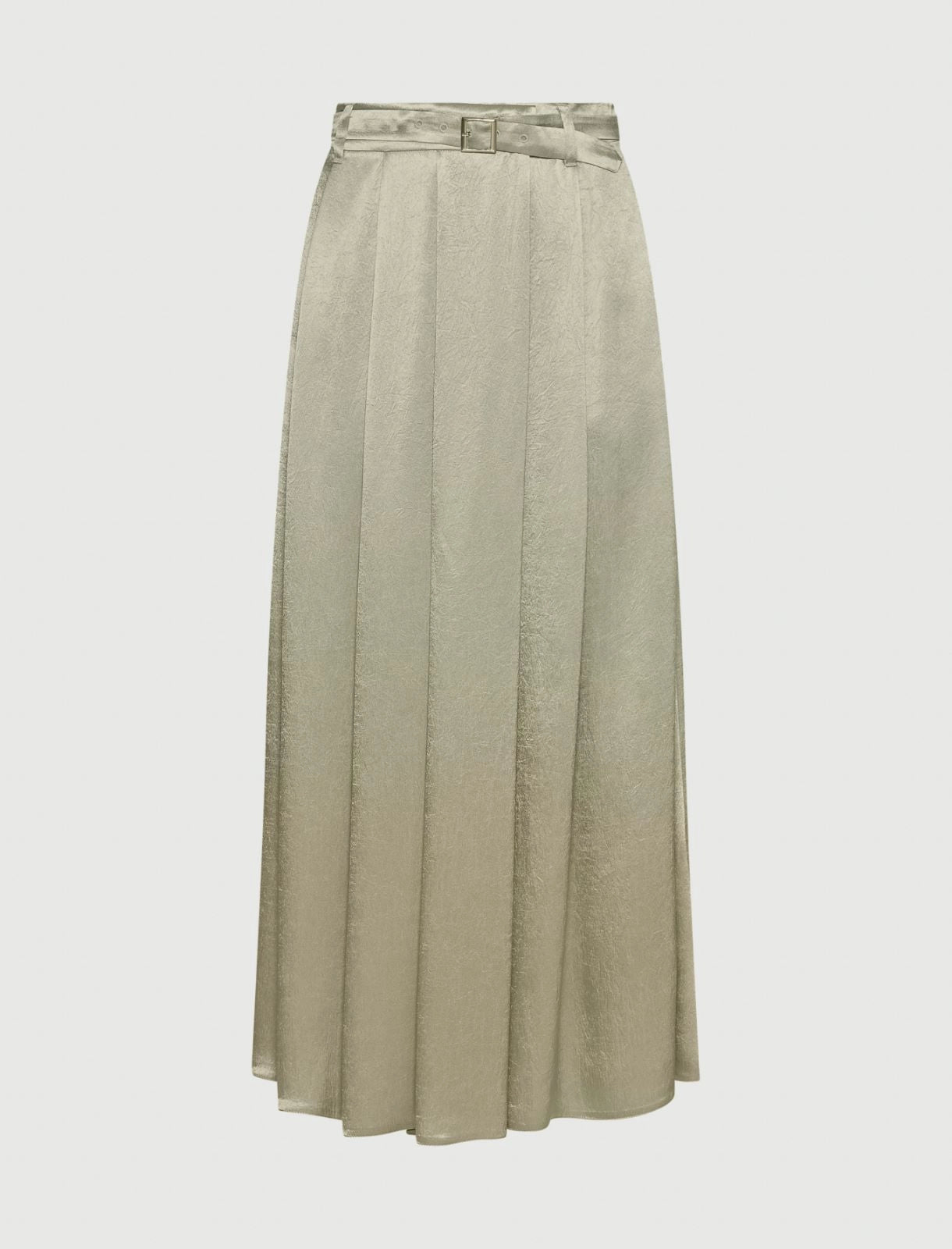 MRL-252310603 FONTANA BLACK SATIN SKIRT