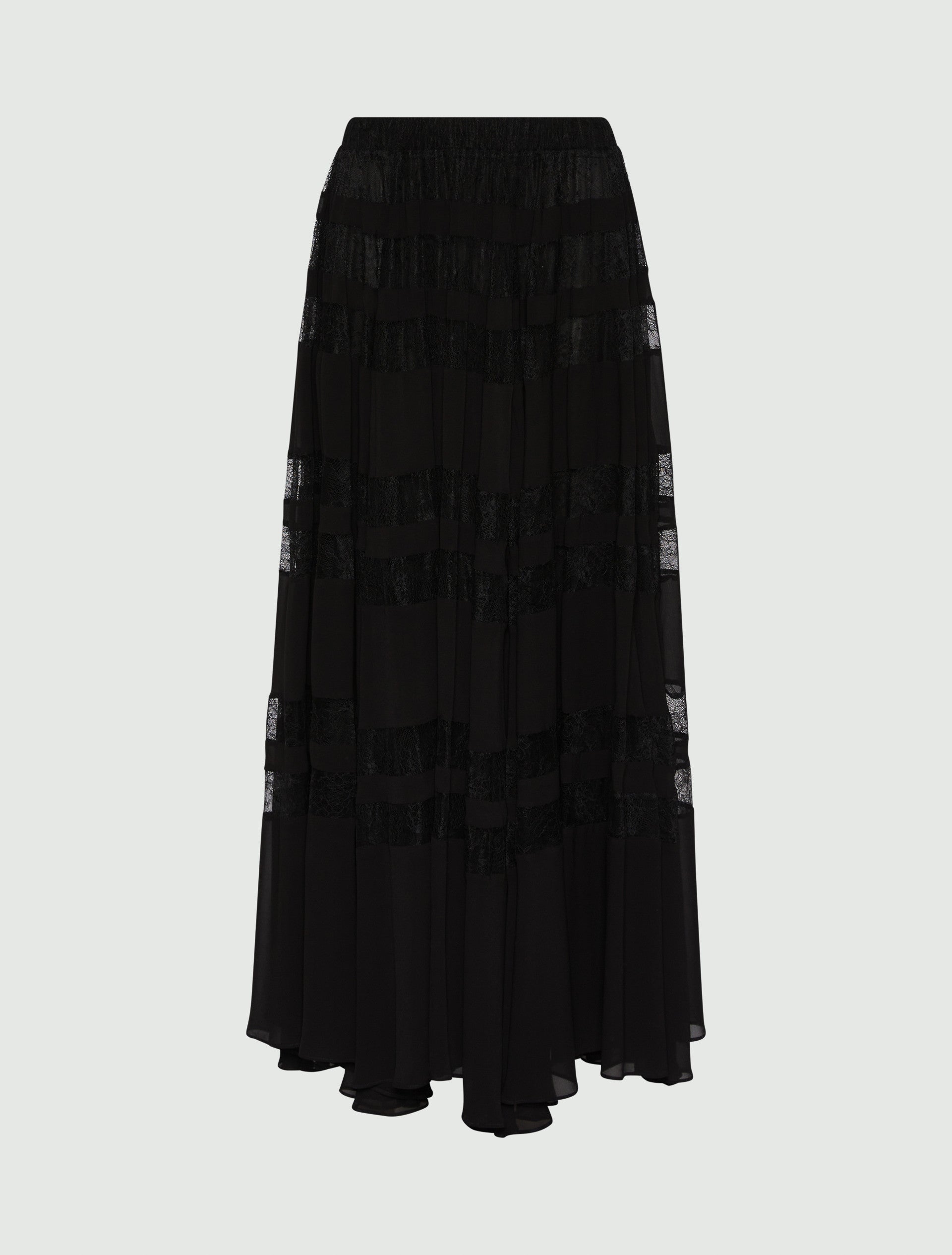 MRL-252310082 BIRD BLACK TULLE SKIRT