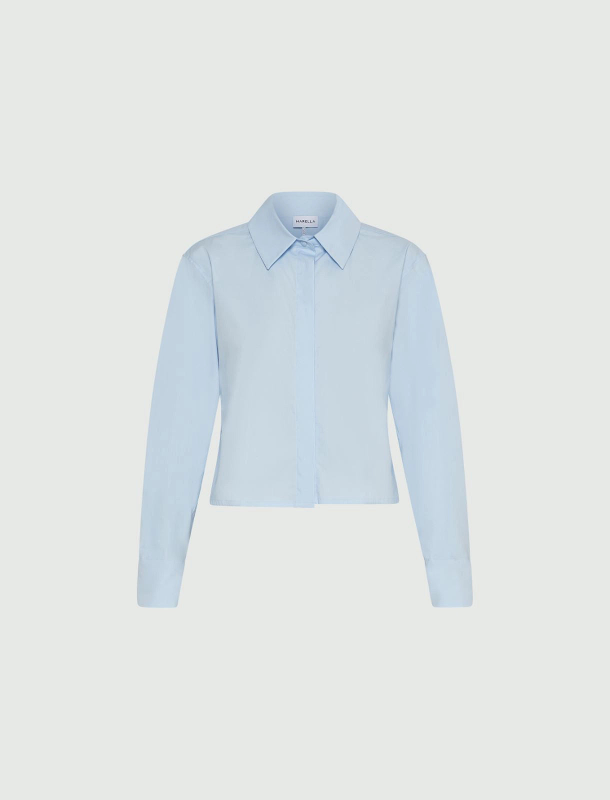 MRL-251311101 MARSALA LIGHT BLUE BLOUSE