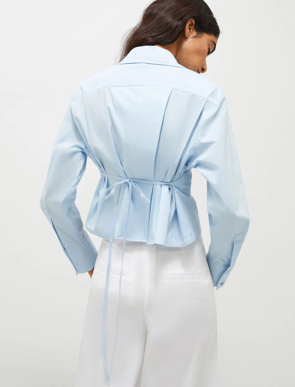 MRL-251311101 MARSALA LIGHT BLUE BLOUSE
