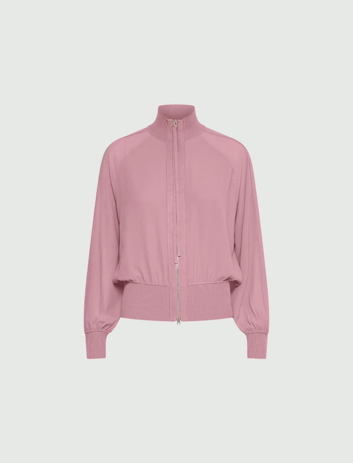 MRL-2613191021 MLLGUFO PINK ZIP TOP