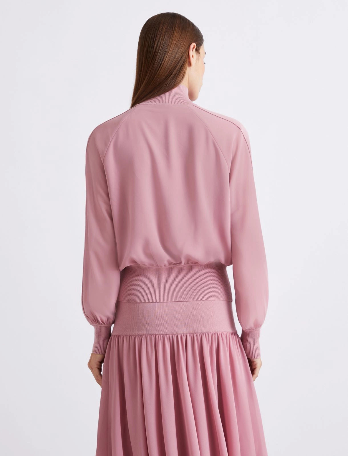 MRL-2613191021 MLLGUFO PINK ZIP TOP