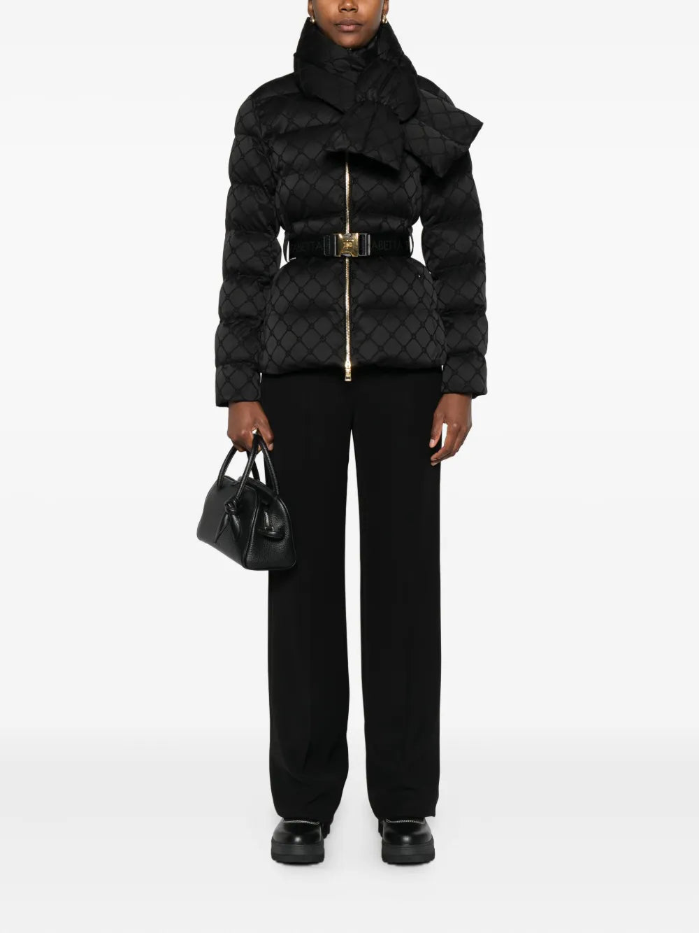 ELS-PI83D56 BLACK PADDED JACKET