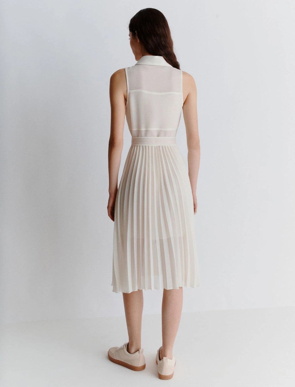 MRL-251322102 CEREALE IVORY KNIT DRESS