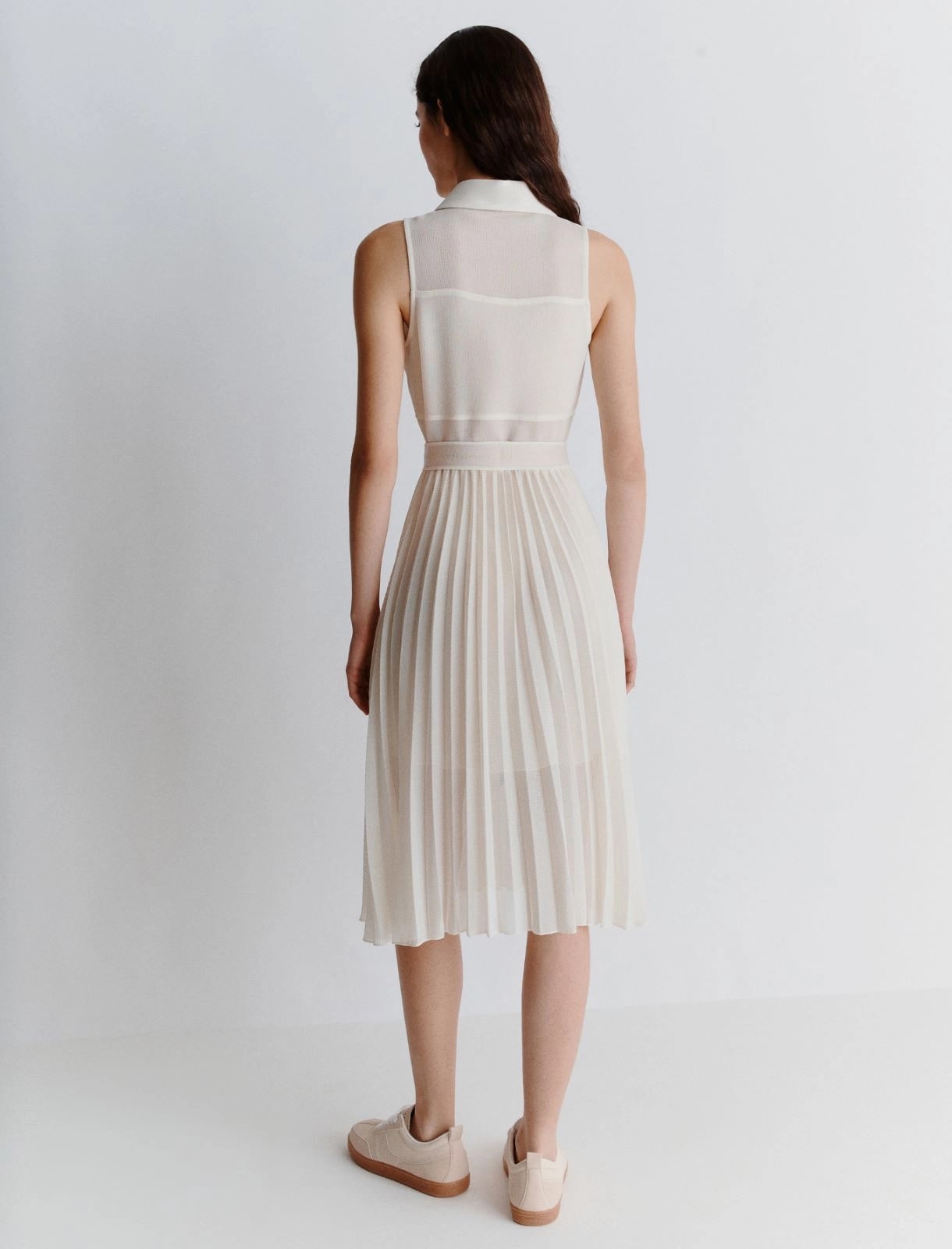 MRL-251322102 CEREALE IVORY KNIT DRESS