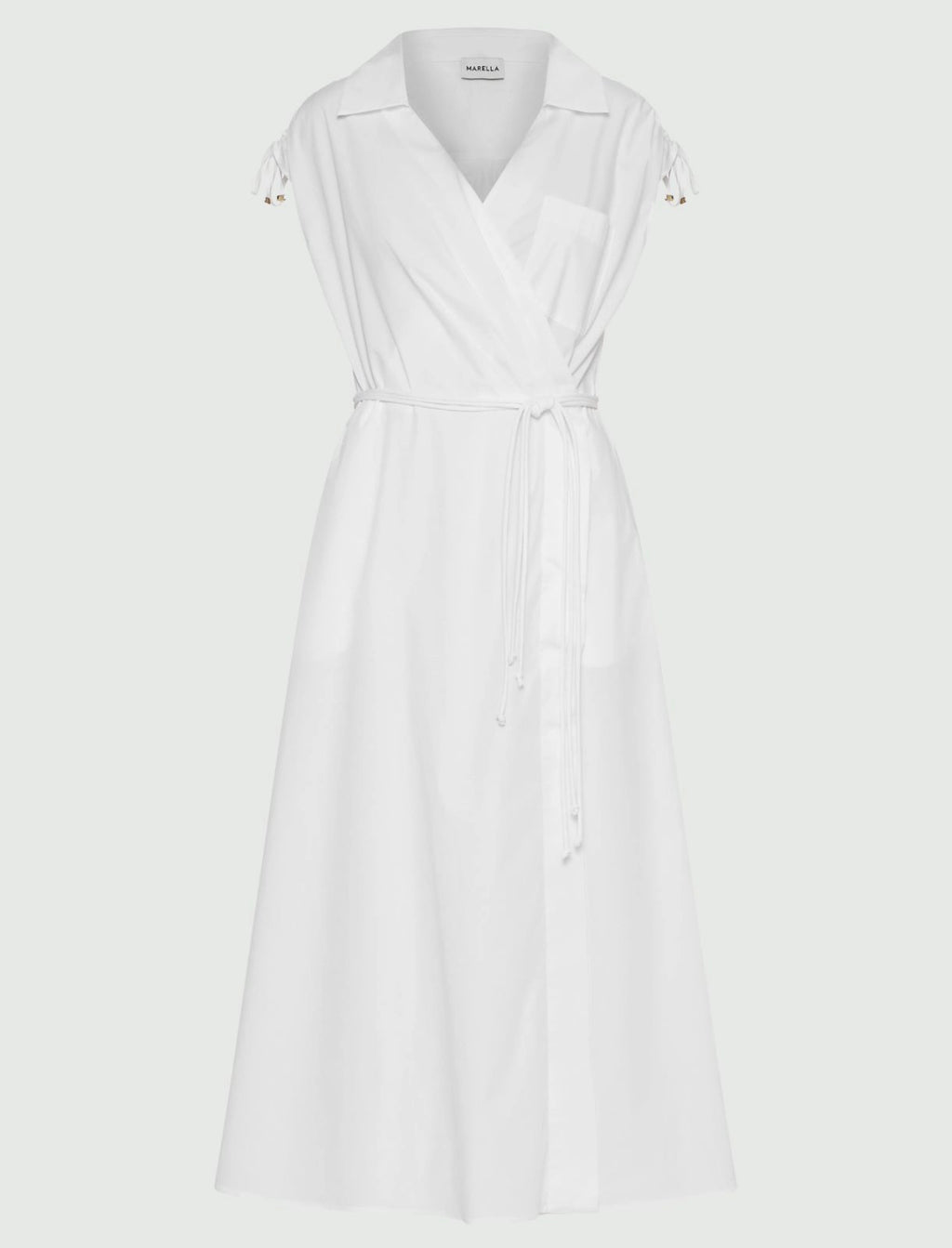 MRL-251322105 RIVERA GREEN WRAP DRESS