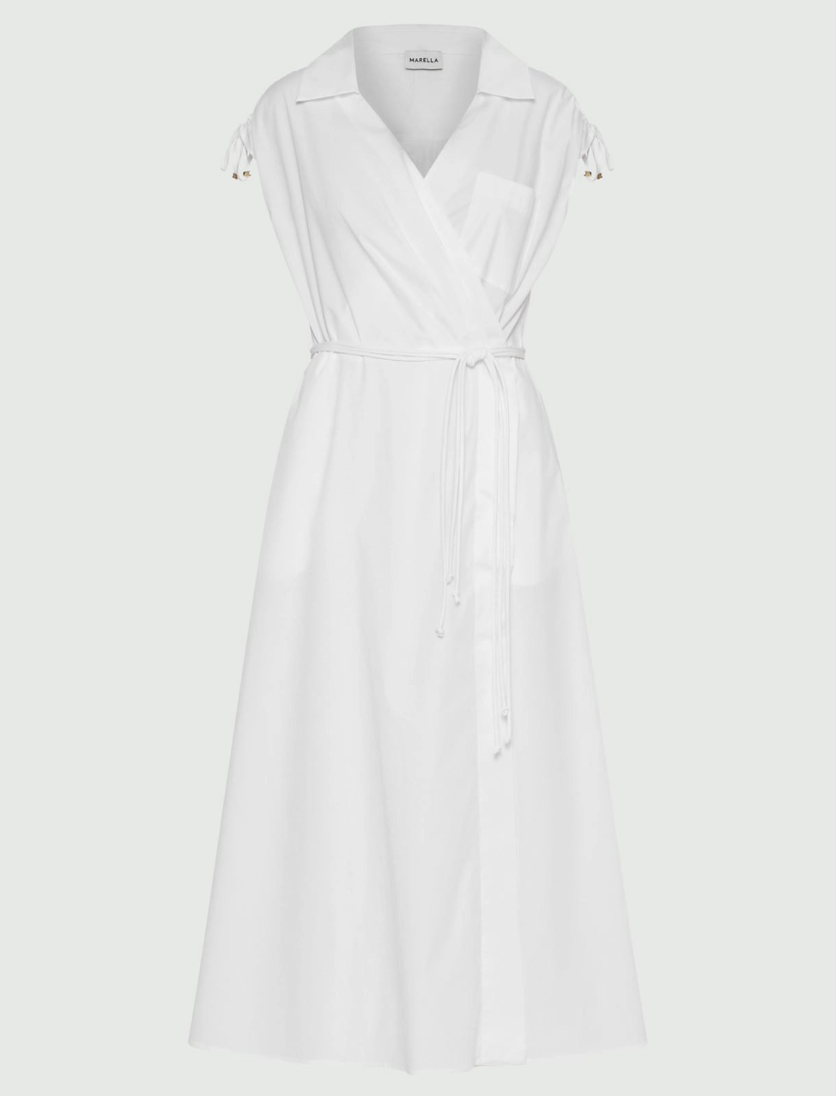 MRL-251322105 RIVERA GREEN WRAP DRESS
