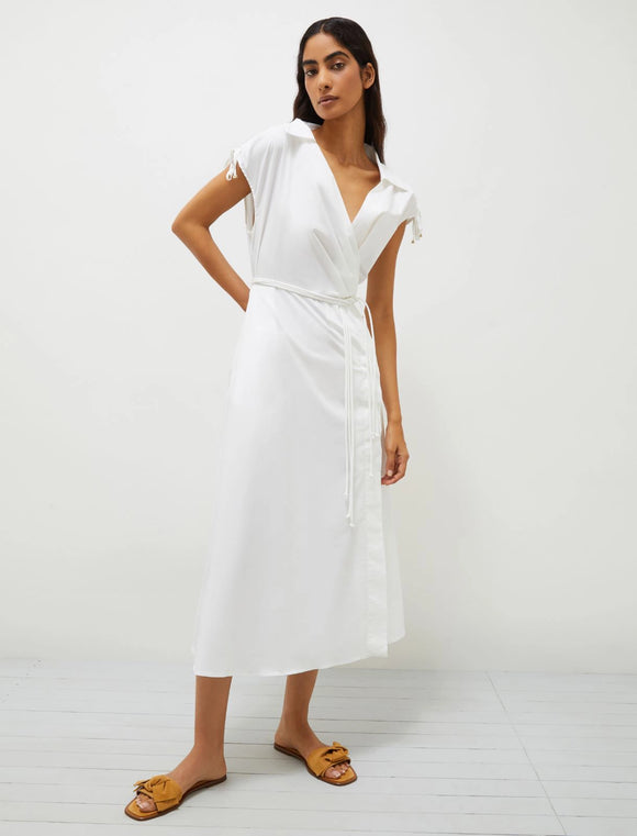 MRL-251322105 RIVERA GREEN WRAP DRESS