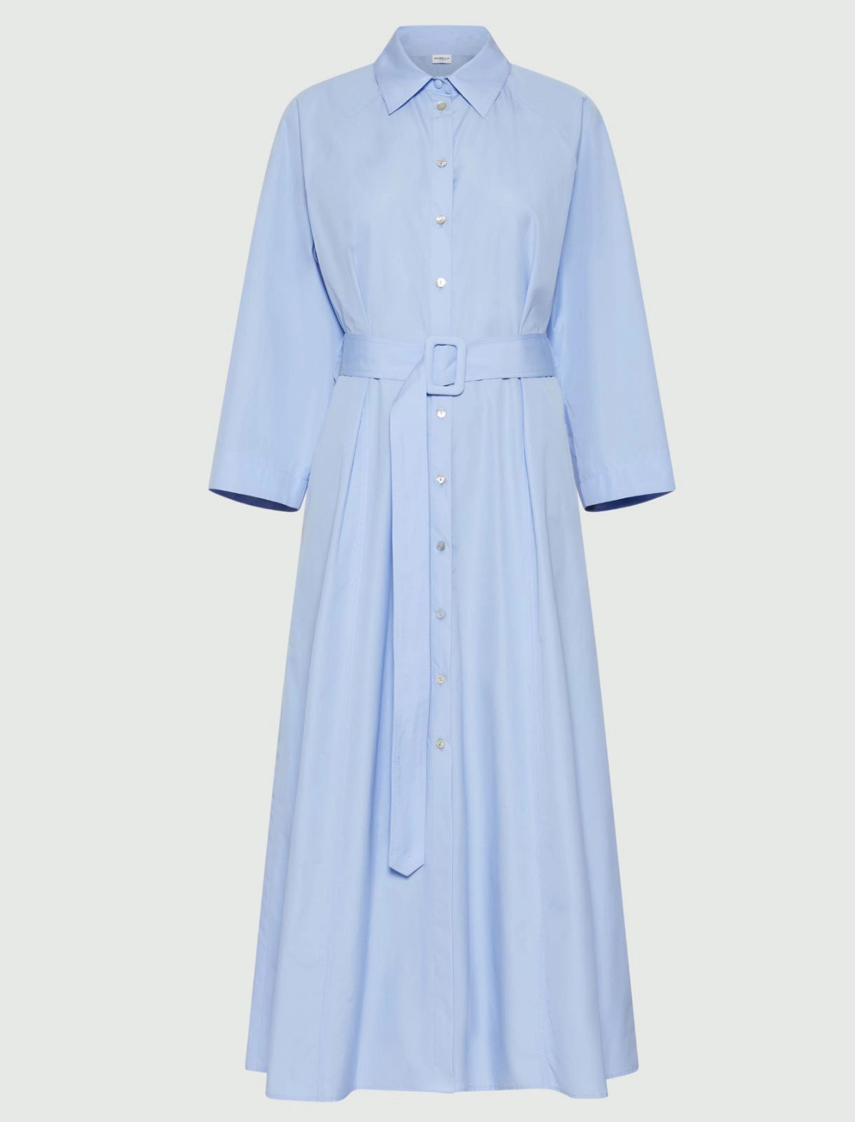 MRL-251322107 MADDA BLUE SHIRT DRESS