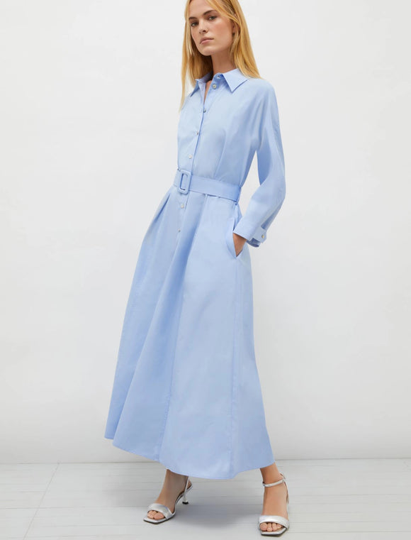 MRL-251322107 MADDA BLUE SHIRT DRESS