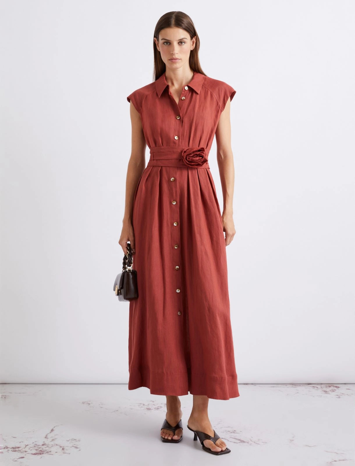 MRL-213221114 MLSVENTO ROSE SHIRT DRESS