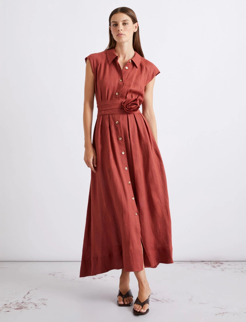 MRL-213221114 MLSVENTO ROSE SHIRT DRESS