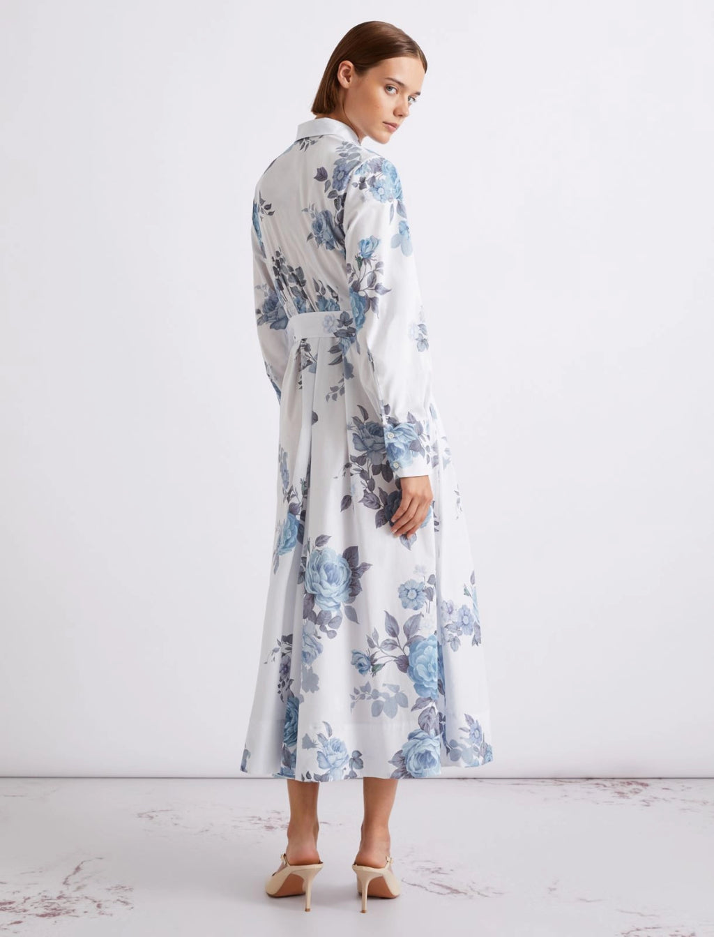 MRL-2613221161 MLLFORMICA BLUE PRINT DRESS