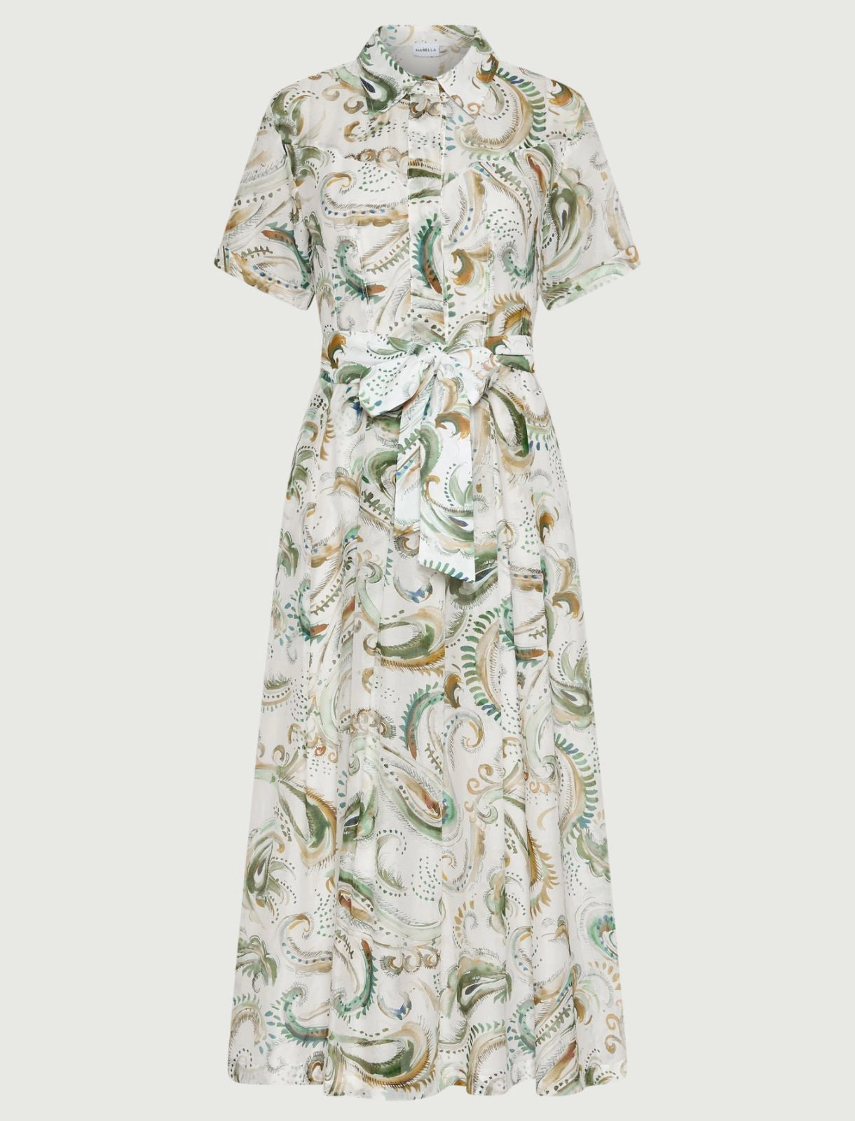 MRL-2613221342 MLLGALLI WHITE PRINT DRESS
