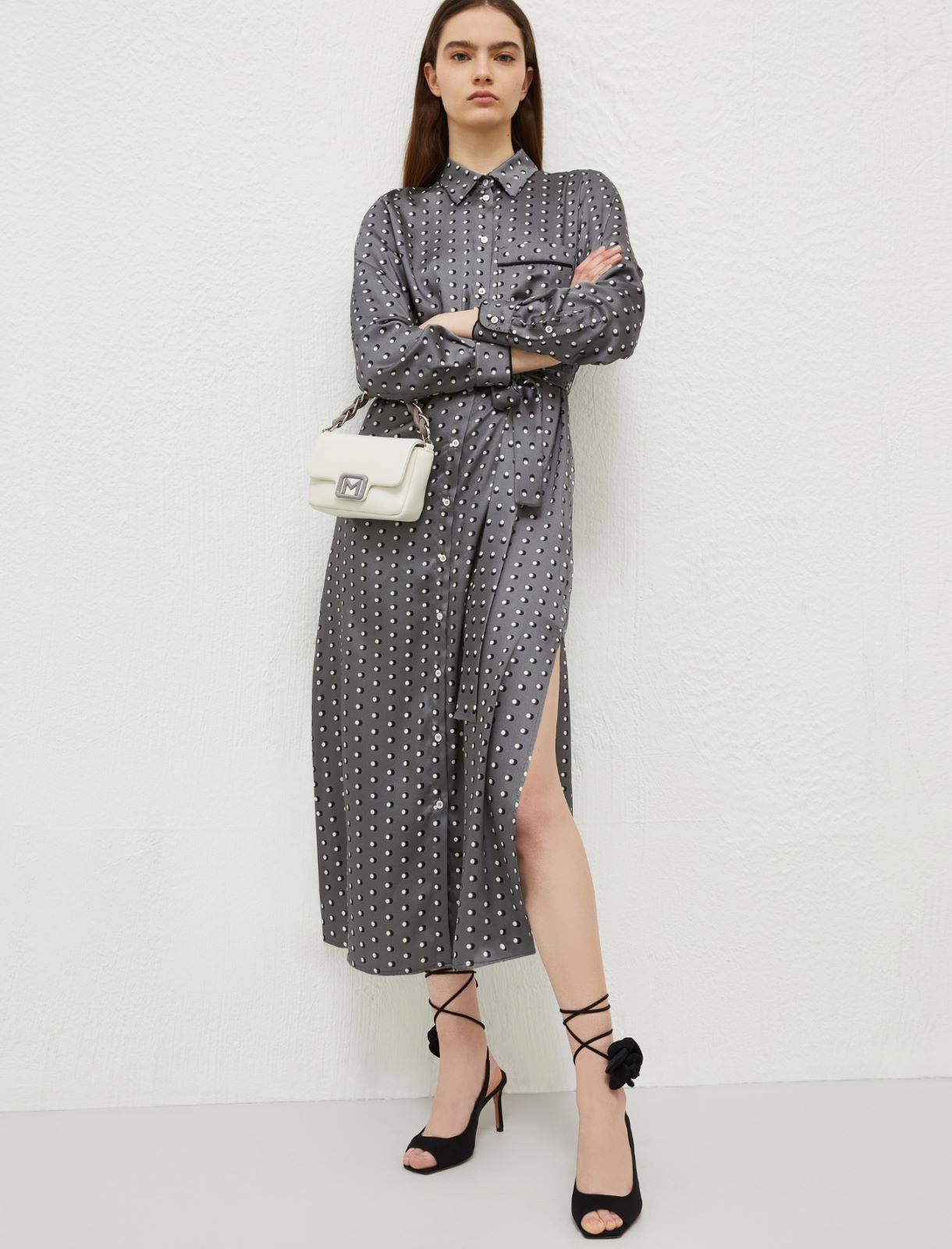 MRL-242322621 LUGANO GREY DRESS