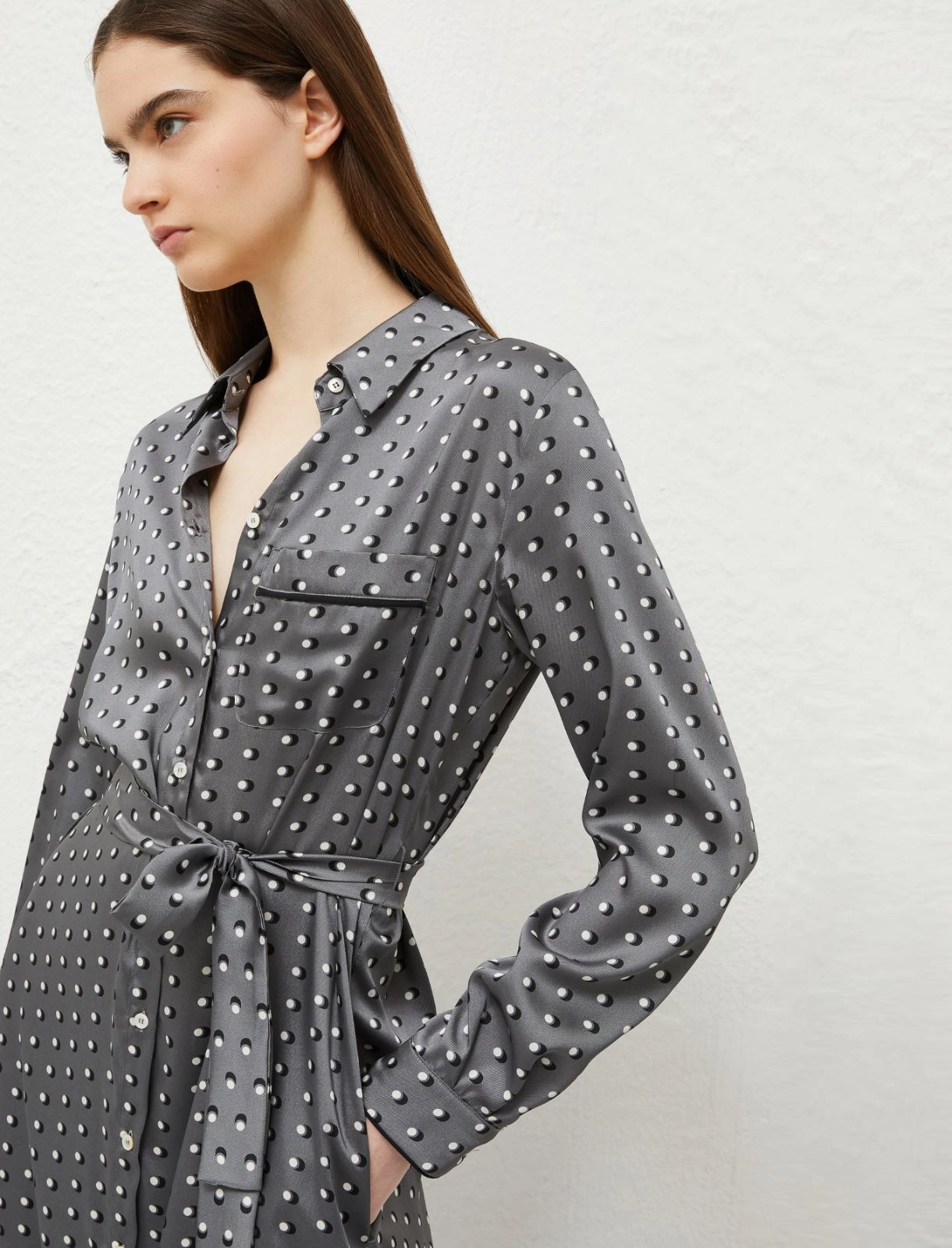 MRL-242322621 LUGANO GREY DRESS