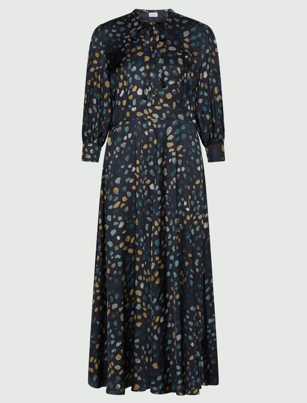 MRL-2623226211 MLLFULCRO NAVY PEBBLES DRESS