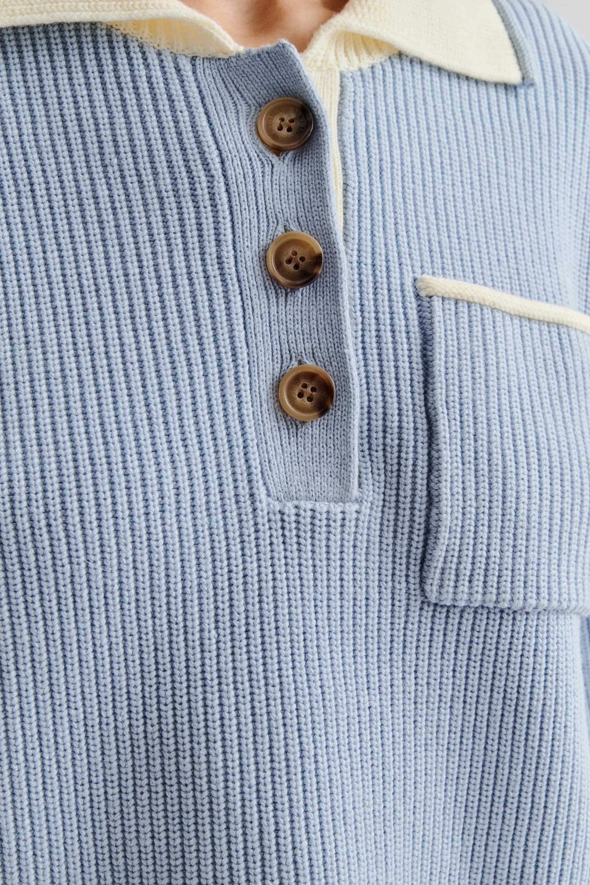 BYM-122448347 CARMELIA BLUE&BEIGE TOP