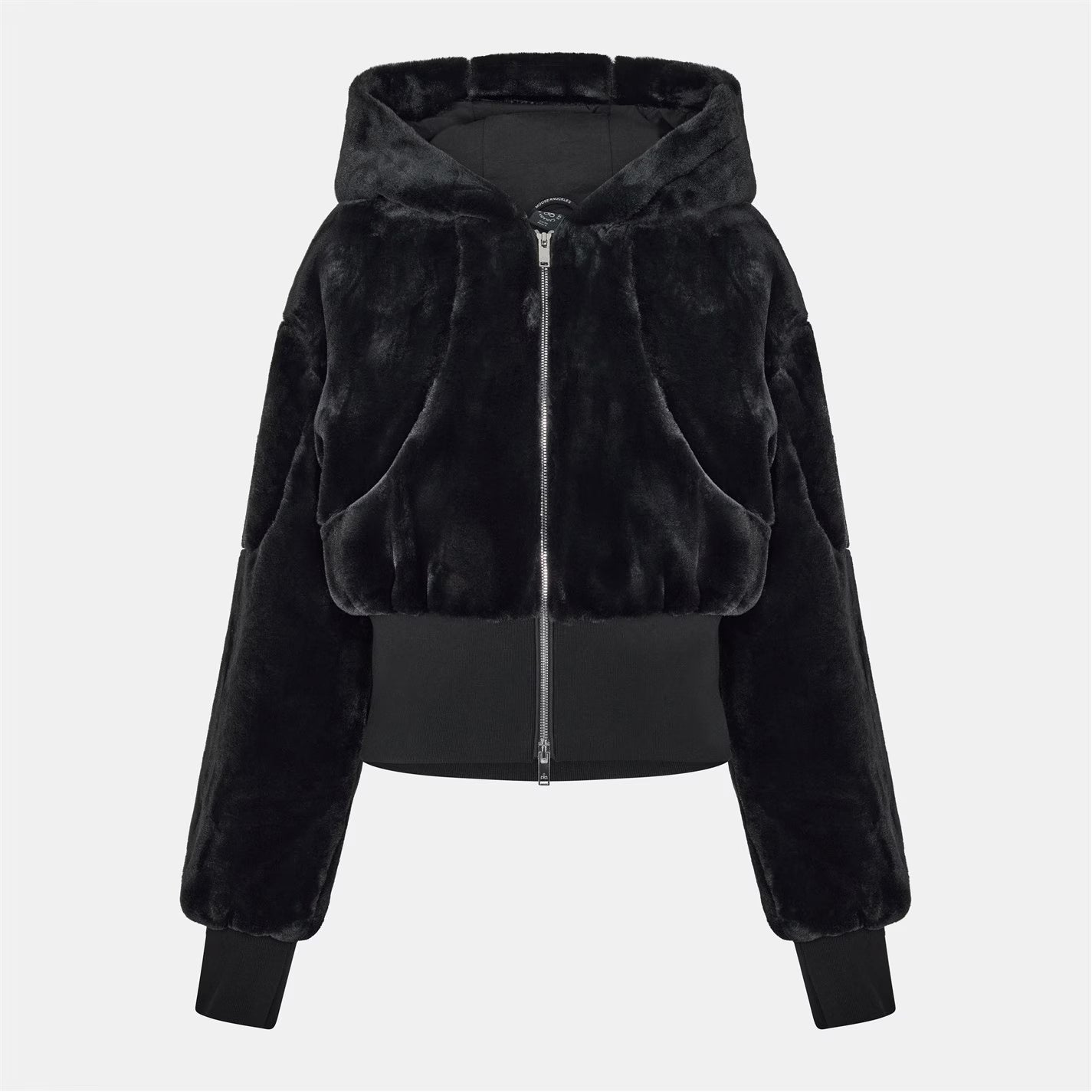 MKN-M15LS643 BLACK ROSA DI LIMA BUNNY JACKET