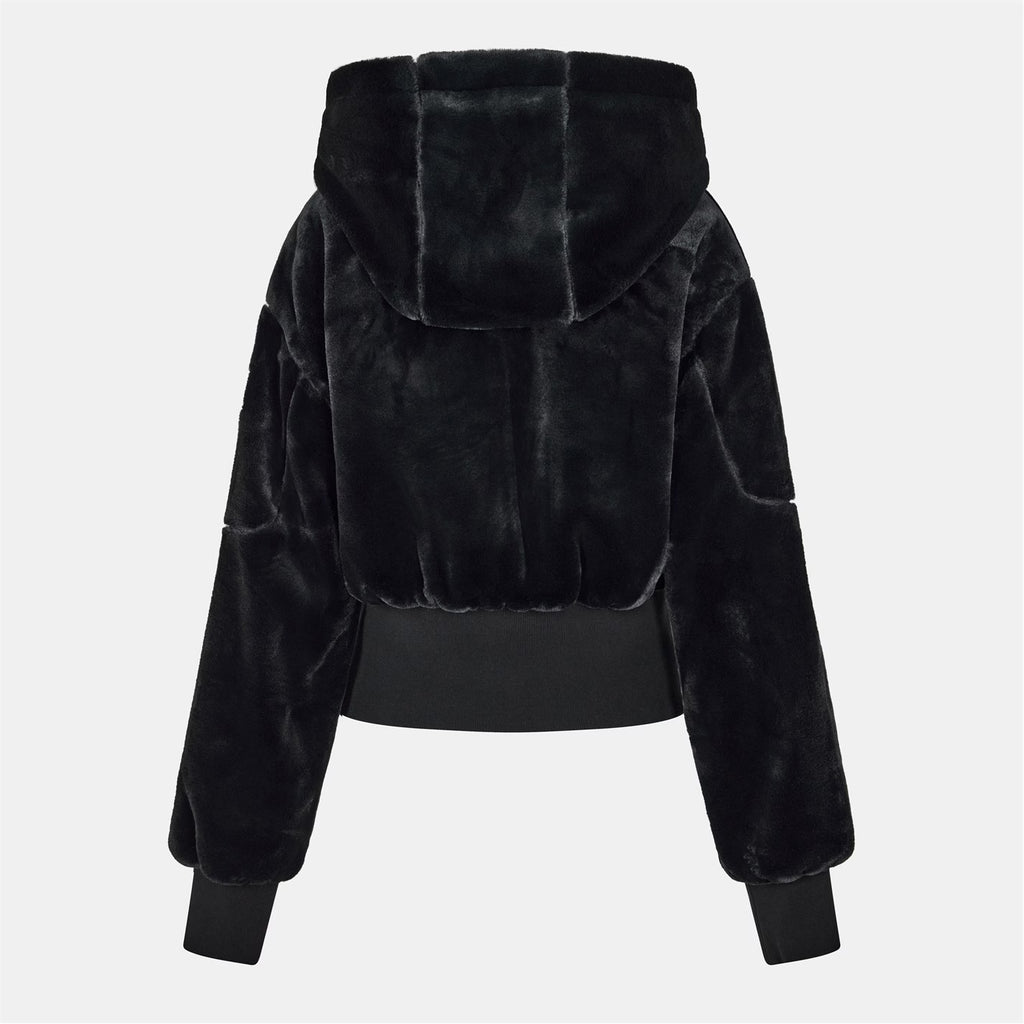 MKN-M15LS643 BLACK ROSA DI LIMA BUNNY JACKET