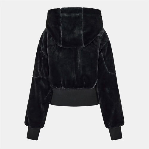 MKN-M15LS643 BLACK ROSA DI LIMA BUNNY JACKET