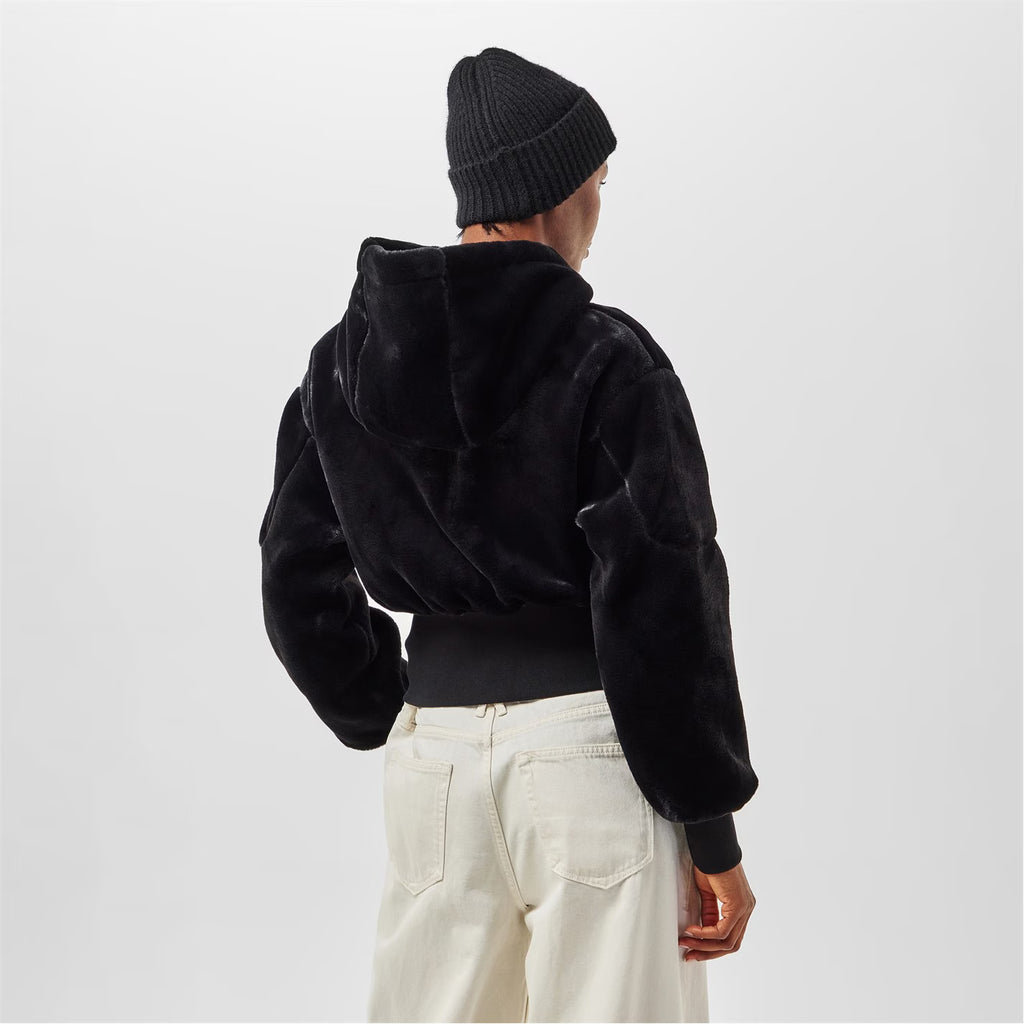 MKN-M15LS643 BLACK ROSA DI LIMA BUNNY JACKET