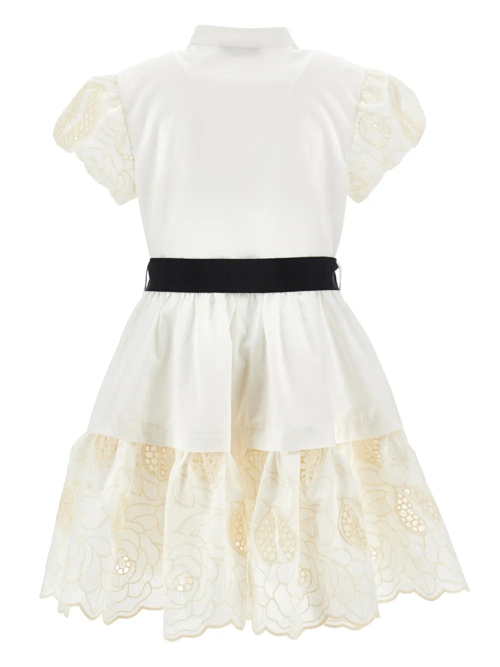 PHK-11G902 IVORY EMBROIDERED DRESS