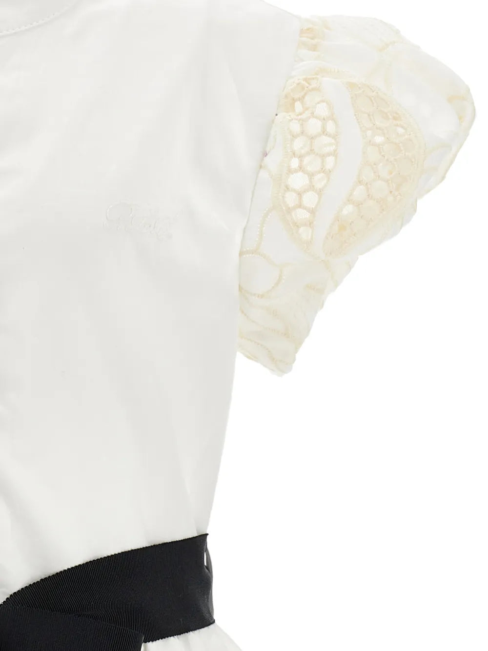 PHK-11G902 IVORY EMBROIDERED DRESS