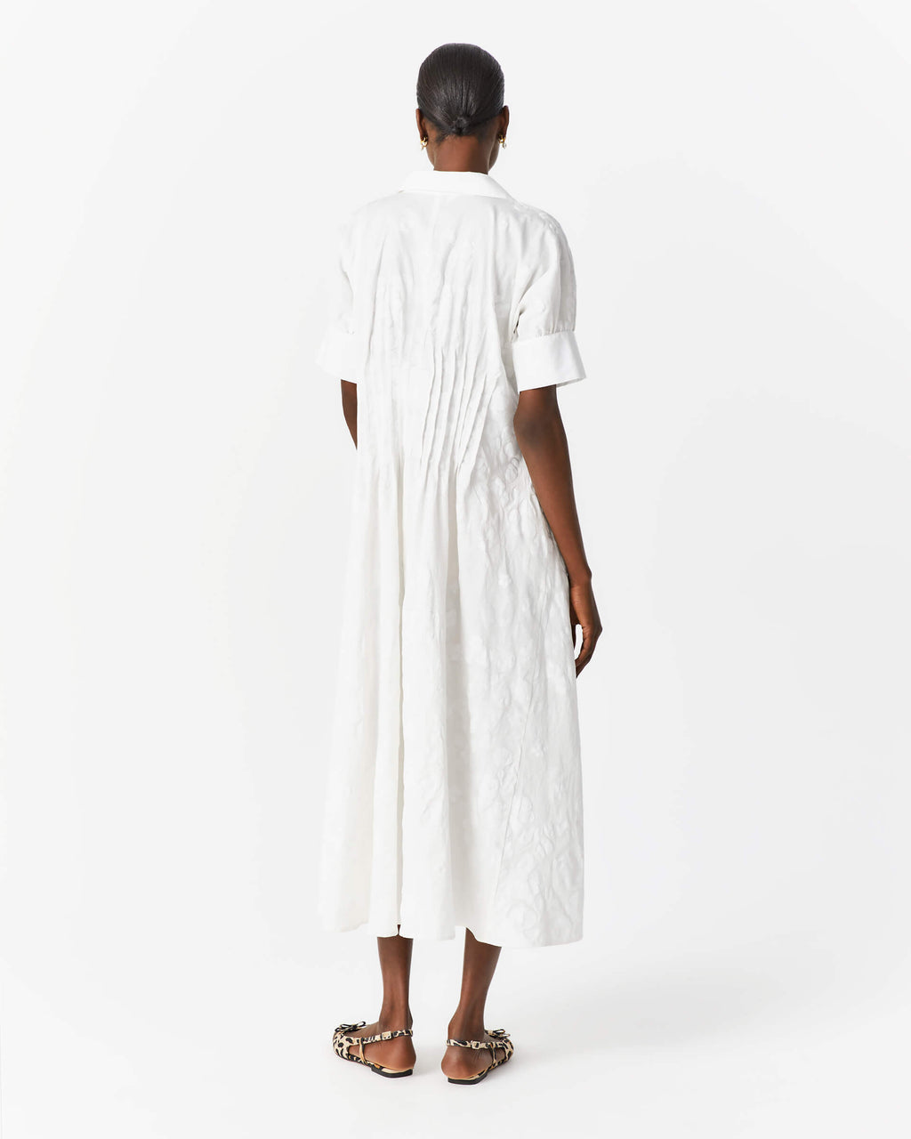 BEA-24FE6185AMA WHT FLORAL DRESS