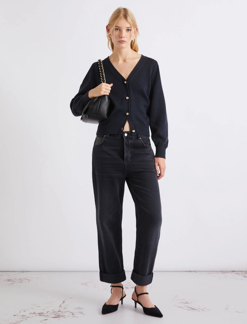 MRL-2613341084 MLPOLI NAVY CARDIGAN