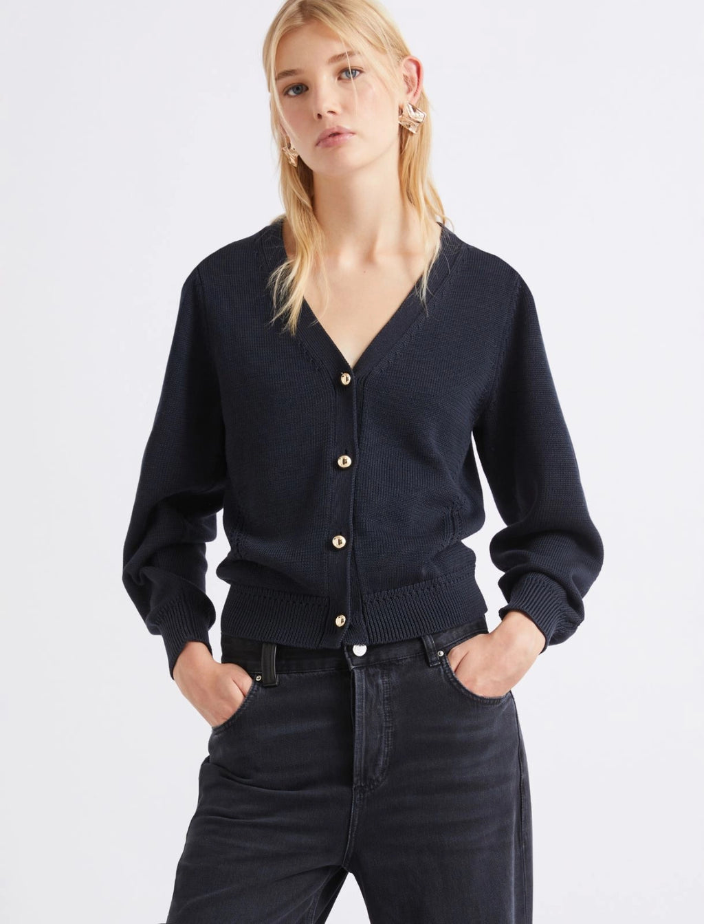 MRL-2613341084 MLPOLI NAVY CARDIGAN