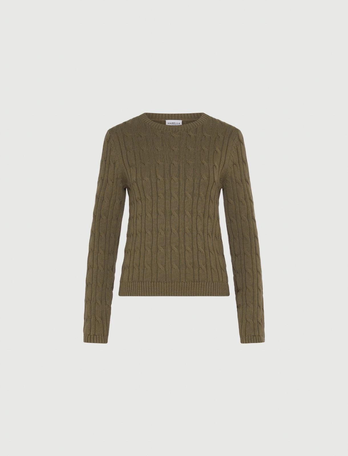 MRL-252336630 CALIBRI NAVY CABLE KNIT TOP