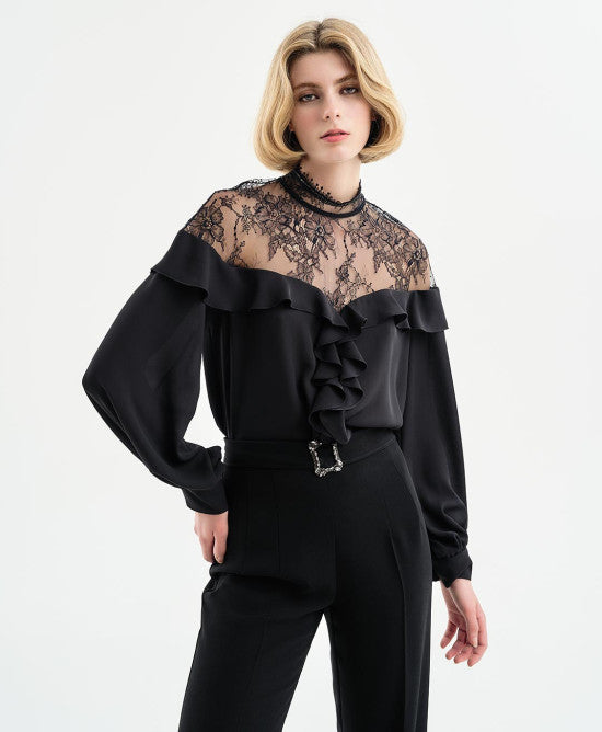 ACC-34-2010-268 BLACK BLOUSE