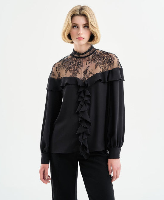 ACC-34-2010-268 BLACK BLOUSE