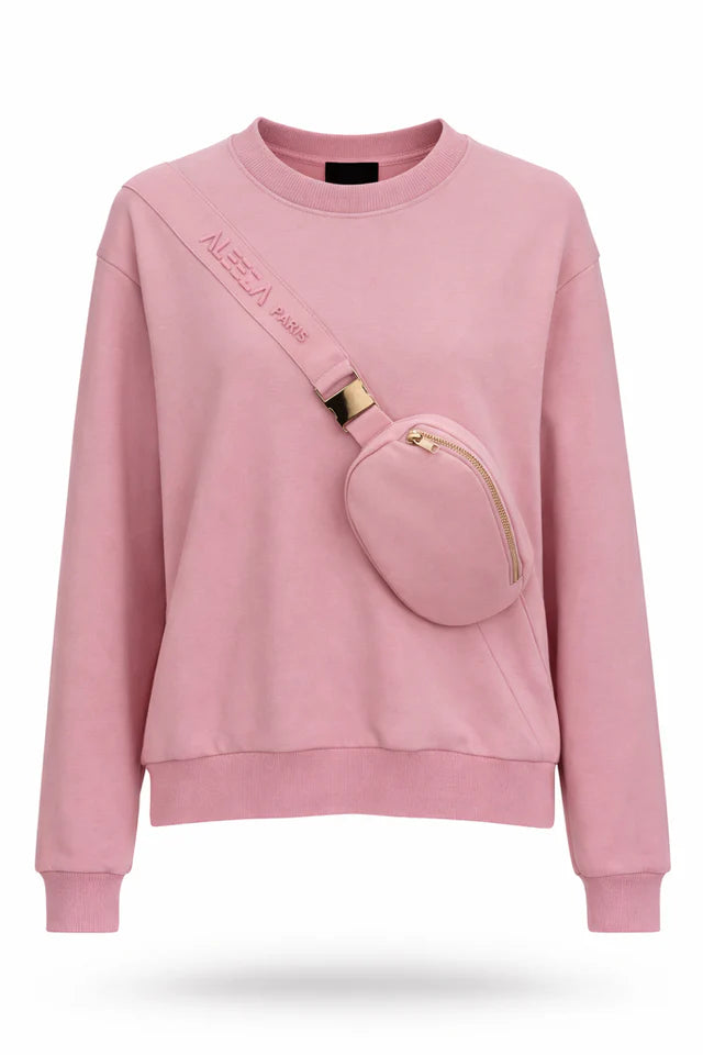 ALZ-T604 FIJI PINK POUCH TOP