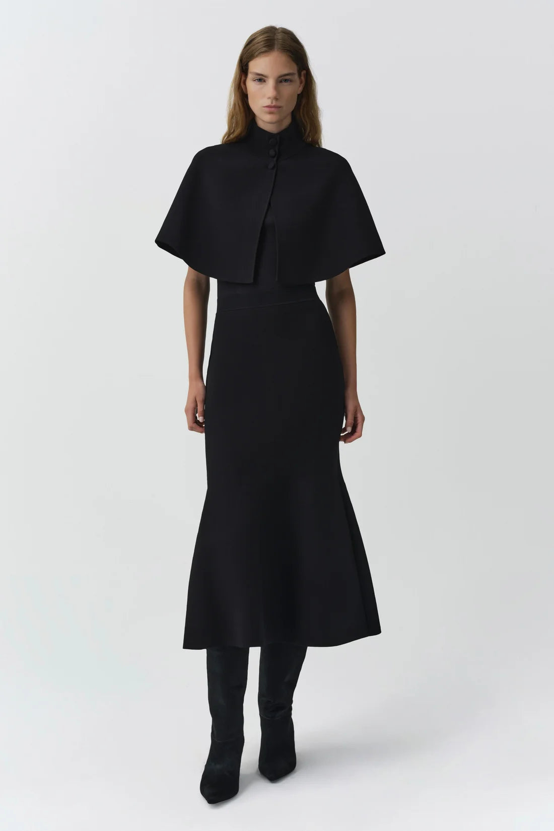 SMK-526-6066 ELLINGTON BLACK CAPE