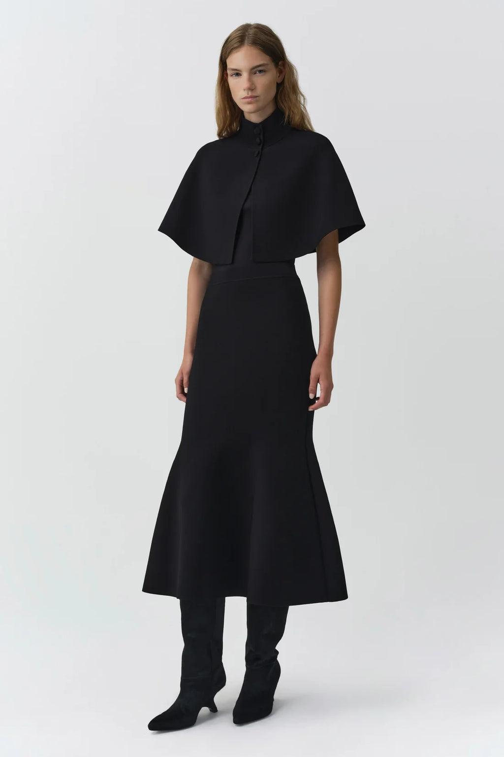 SMK-526-6066 ELLINGTON BLACK CAPE
