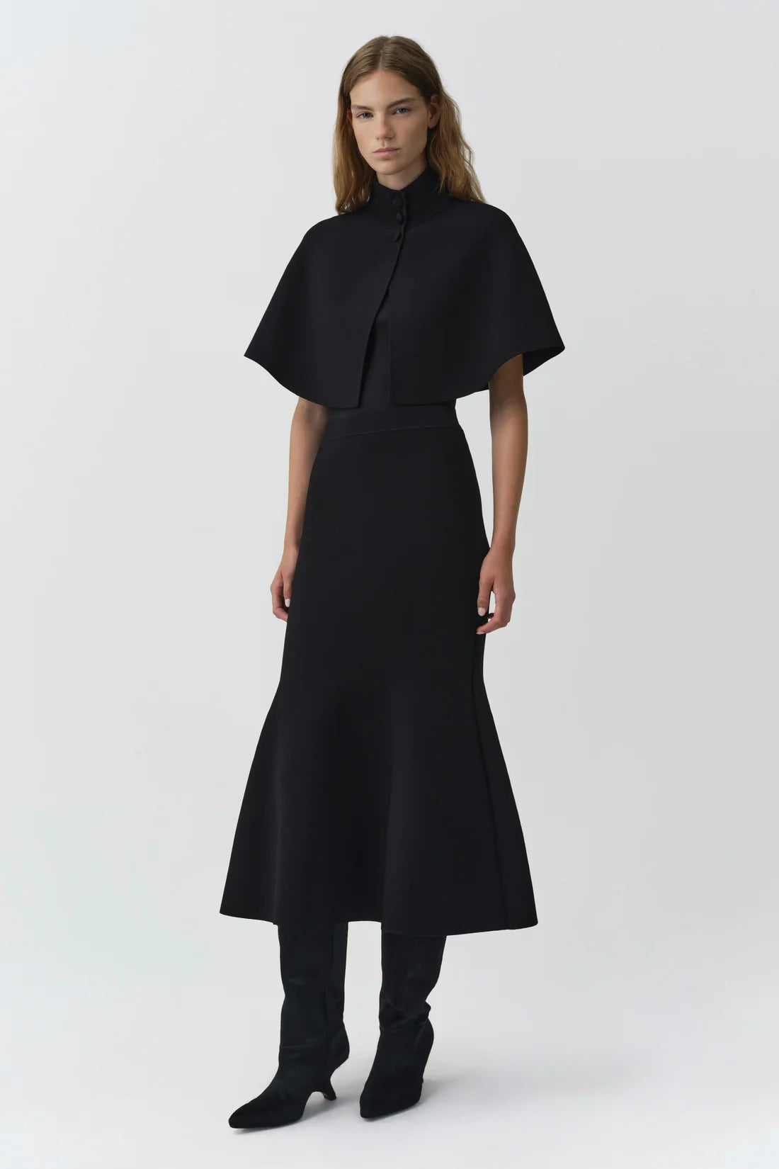 SMK-526-6066 ELLINGTON BLACK CAPE