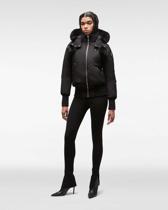 MOOSE KNUCKLES-MK2002LB DEBBIE BLACK JACKET
