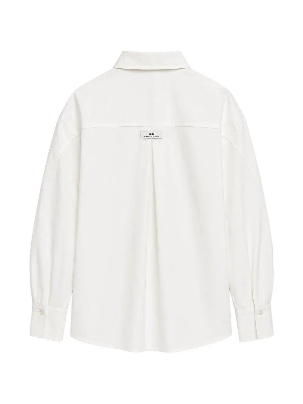 EFK-EFCA298 IVORY LOGO CUFF BLOUSE