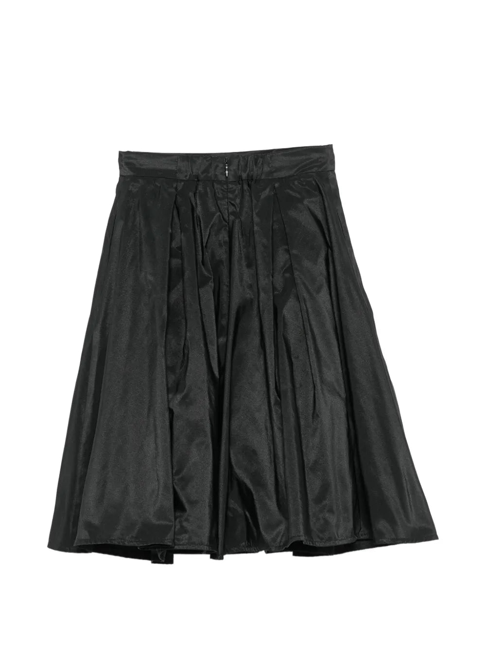 EFK-EFGO238 BLACK TAFFETA SKIRT