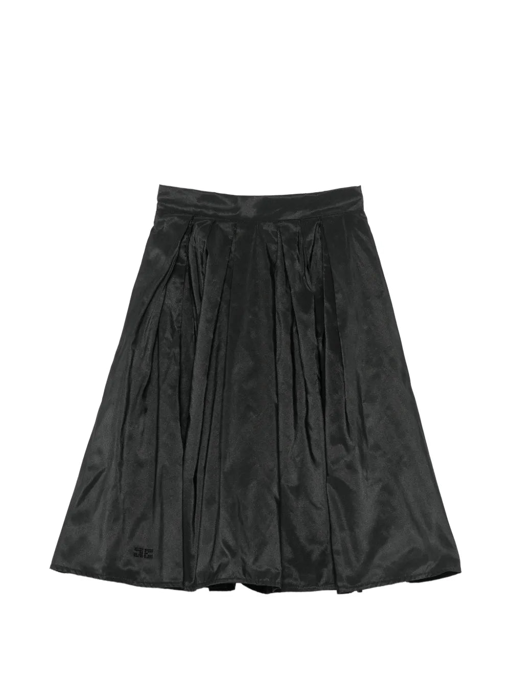 EFK-EFGO238 BLACK TAFFETA SKIRT