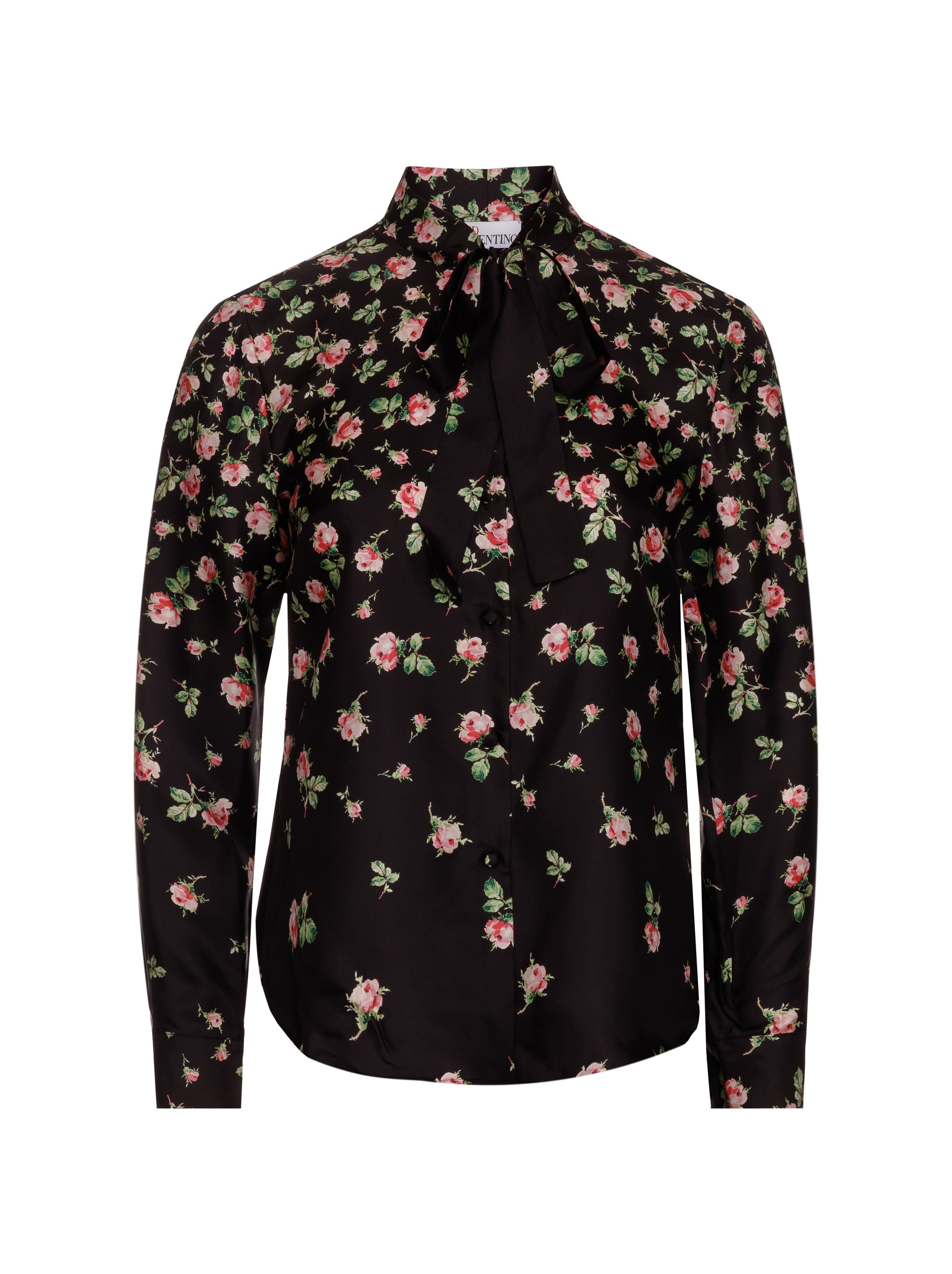 RDV-3R3ABA906UW BLACK FLORAL BLOUSE