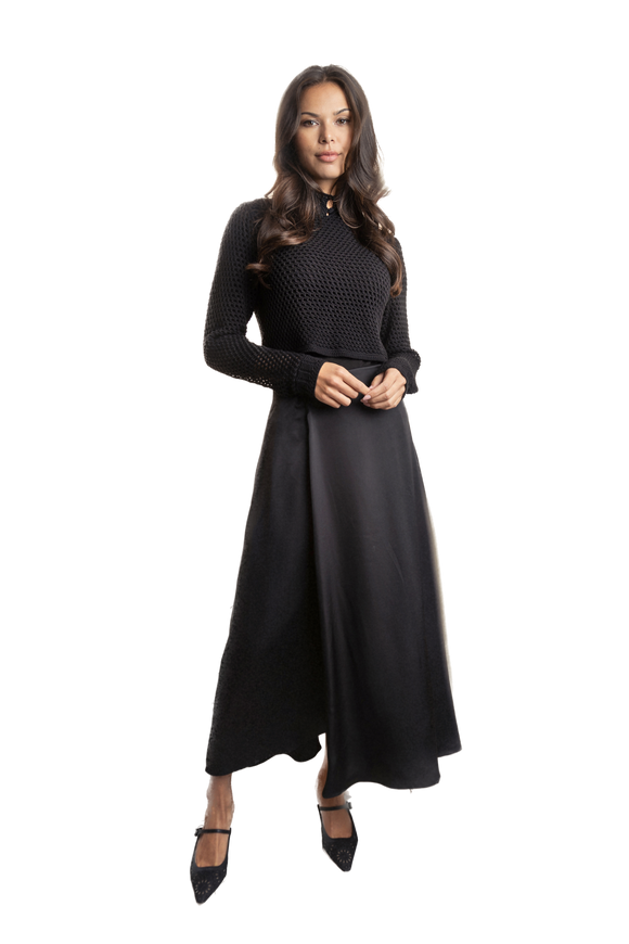 MUN-MN3124 BLACK DRESS